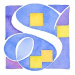 S - illuminated letter by Melissa Dinwiddie