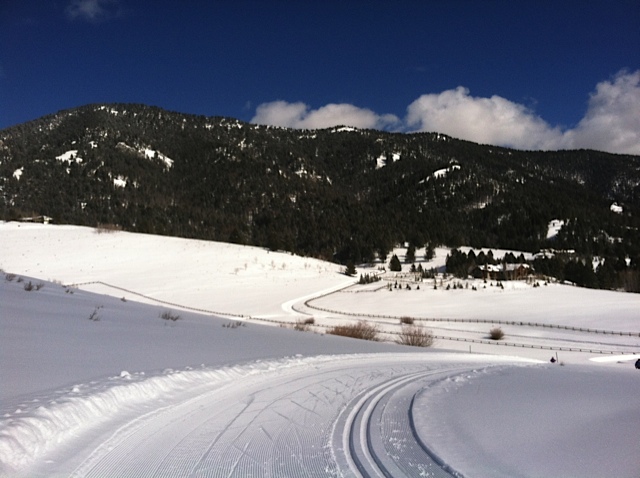 Lone Mountain Ranch cross country ski trail