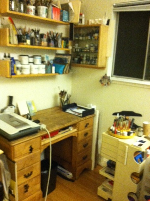 Mini-desk, after (in process)