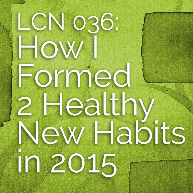 LCN 036: How I Formed 2 Healthy New Habits in 2015
