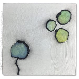 Good Day - 6" x 6" mixed media abstract daily painting by Melissa Dinwiddie